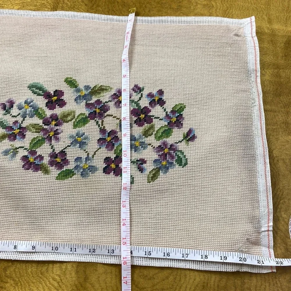 Vintage Handmade Cross Stitch Sewing Crochet Decoration